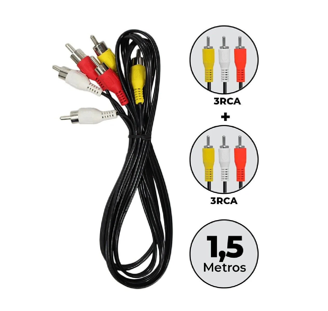 CABO RCA 3X3 1,5M BESTFER