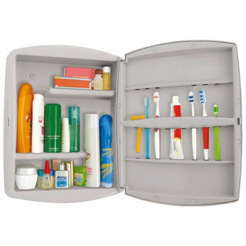 ARMÁRIO PARA BANHEIRO 47X36X10CM BRANCO METASUL