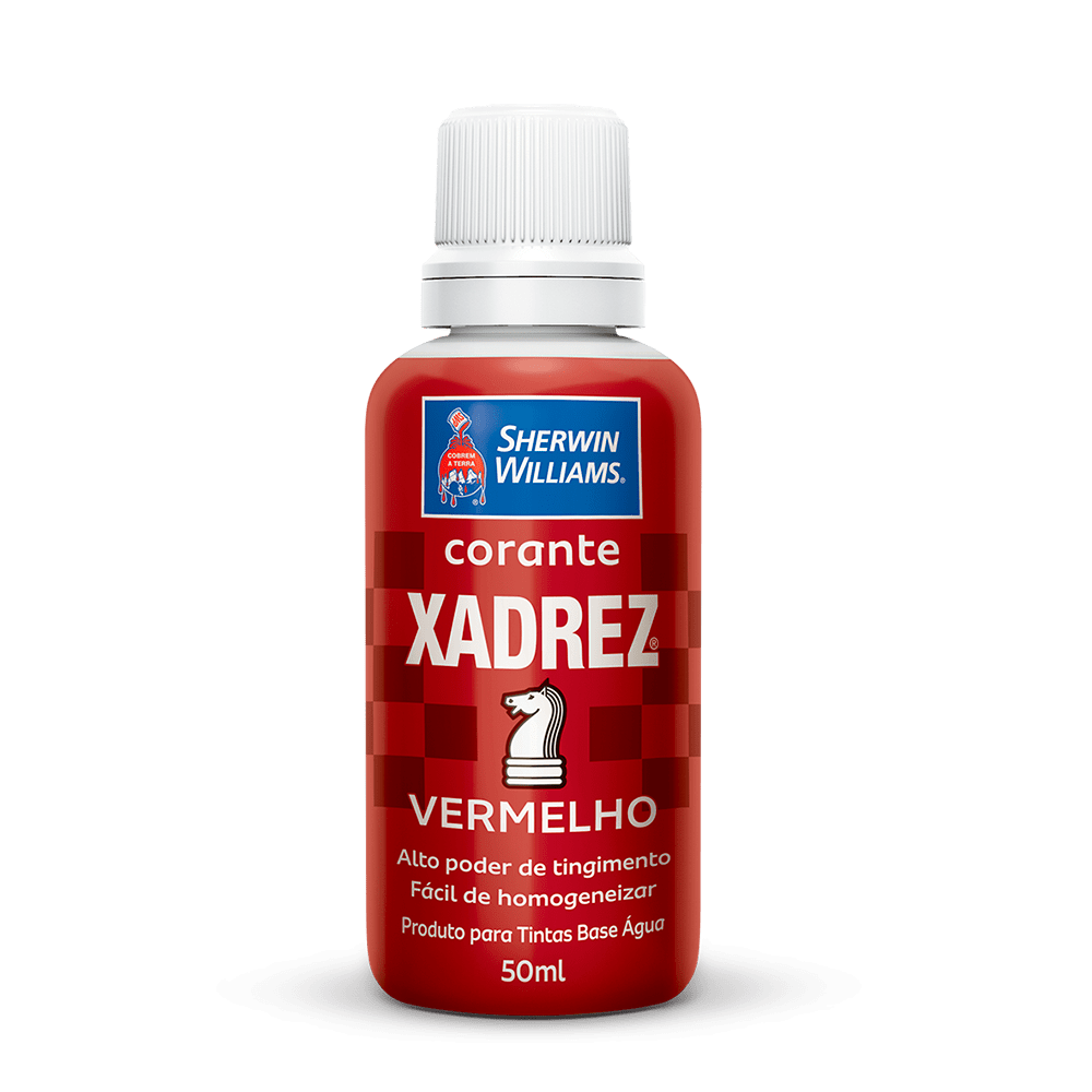 CORANTE LIQUIDO 50ML VERMELHO XADREZ*