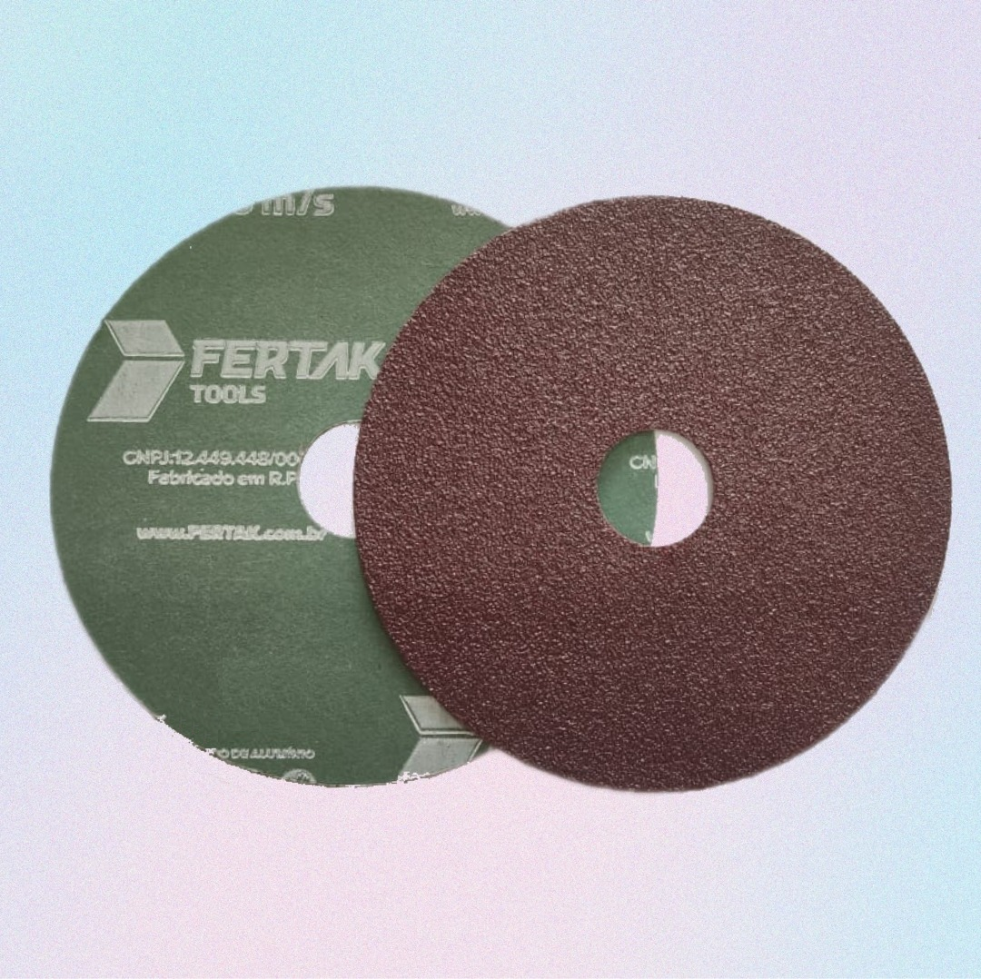 DISCO DE LIXA ABRASIVO 115MM GRÃO 36 FERTAK TOOLS
