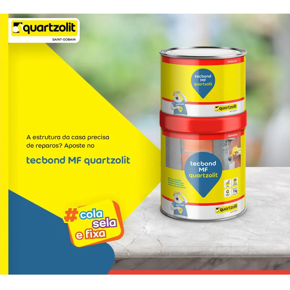 ADESIVO EPOXI A+B TECBOND MF 1KG QUARTZOLIT