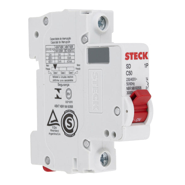 DISJUNTOR UNIPOLAR 50A (C) STECK