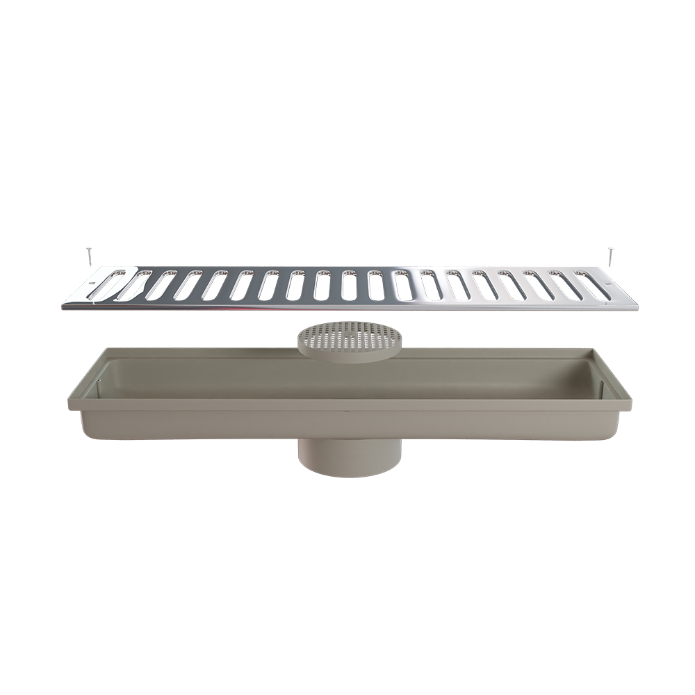 CAIXA COLETORA STANDARD 15X50CM INOX ESTRELA