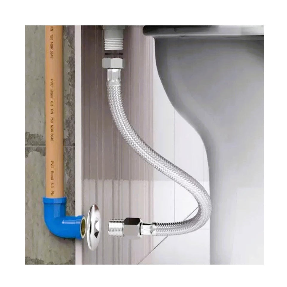 ENGATE FLEXIVEL MALHA INOX 60CM FERTAK TOOLS
