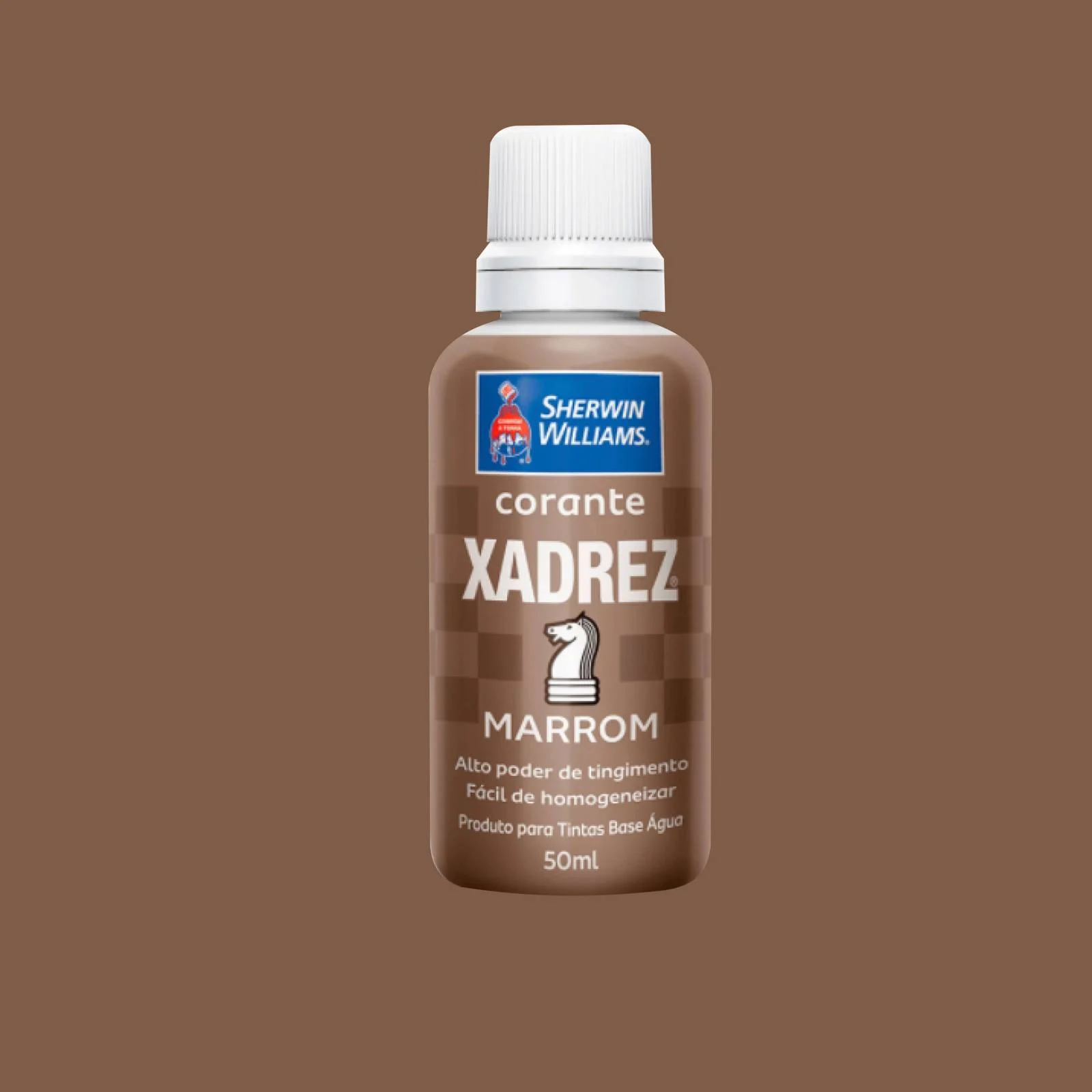 CORANTE LIQUIDO 50ML MARROM XADREZ*