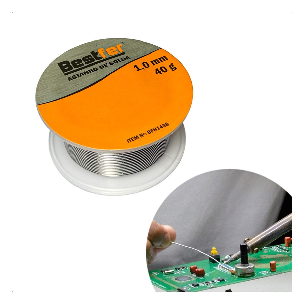 ESTANHO DE SOLDA 1,0MM 40G BESTFER